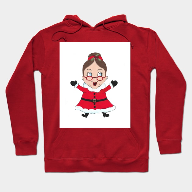 MRS Claus Funny Merry Christmas Hoodie by SartorisArt1